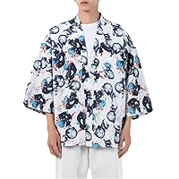 Summer 3D Printed Jacket Men Loose Outerwear Kimono Cardigan Hip Hop Windbreaker Sunscreen Thin Coat