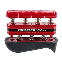 Digi-Flex-10-0741 Cando Hand and Finger Exercise System Red, 3 lbs Resistance