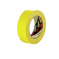 3M 301+ Performance Yellow Masking Tape, 1.5 Inches x 60 Yards