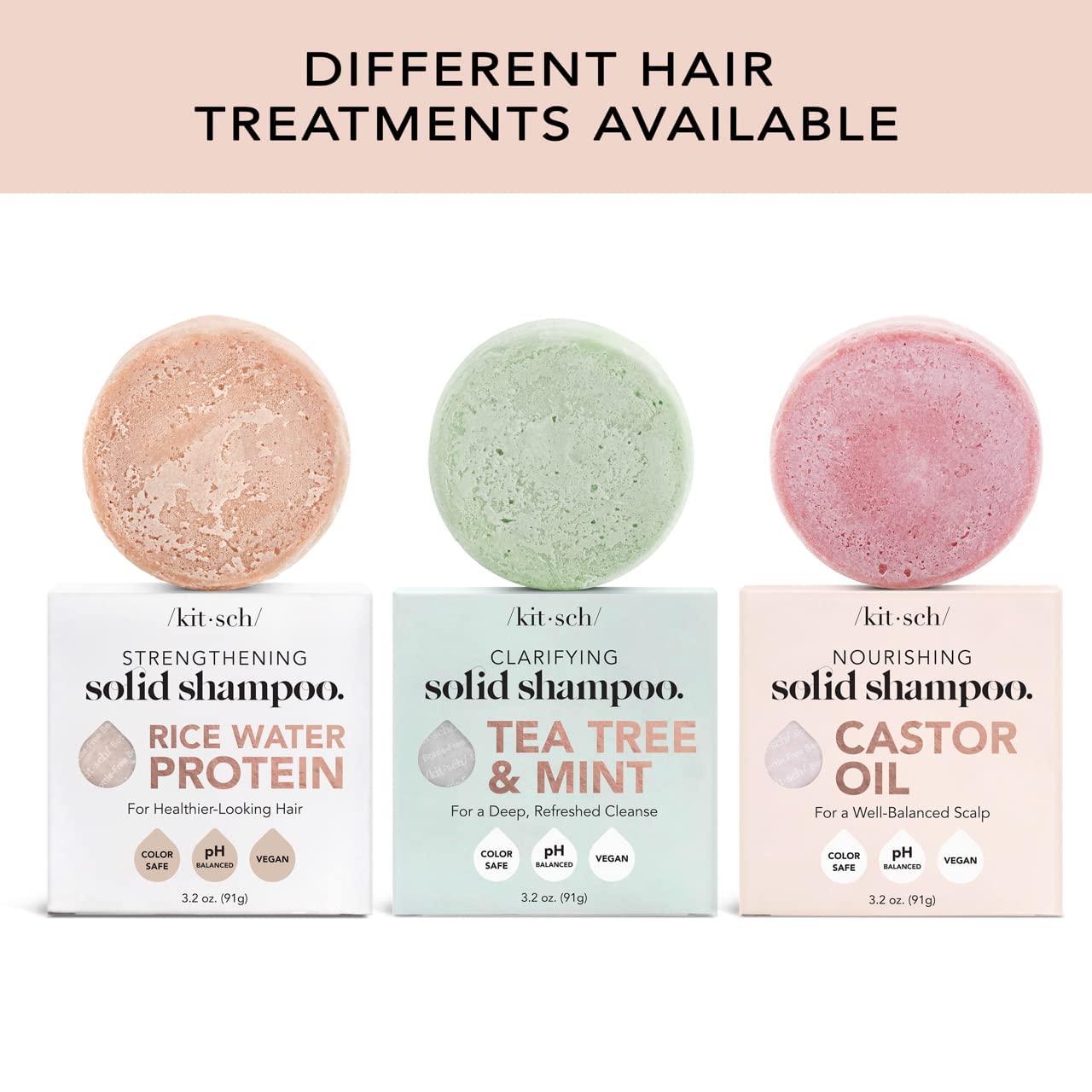 Kitsch Coconut Oil Conditioner Bar & Tea Tree Shampoo Bar with Discount