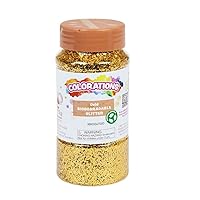 Colorations Biodegradable Glitter – Gold 4oz