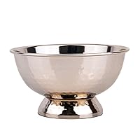 Colored Stainless Steel Hammered Bowls, Salad Bowls, Hammered Insulated Stainless Steel, For Hot and Cold Foods, Salads, Soups, Fruit, 6.3
