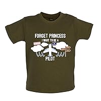 Forget Princess Pilot - Organic Baby/Toddler T-Shirt