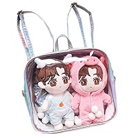 Kpop EXO BANTBAN BOY Doll's Bag Transparent Laser Handbag Shoulder Bag Backpack【no Doll】