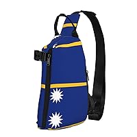 Flag Of Texas Print Lightweight Adjustable Crossbody Backpack Daypack For Men,Women Sling Bag