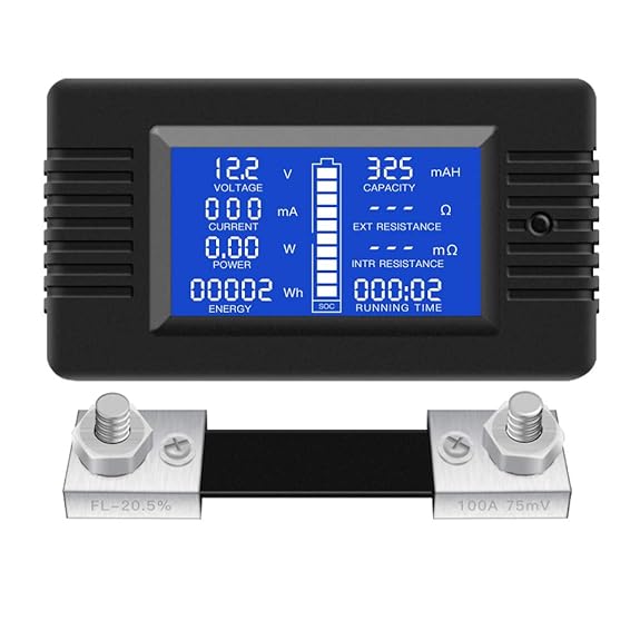 12V-48V LCD Battery Capacity Indicator Digital Voltmeter Voltage Tester Monitor 