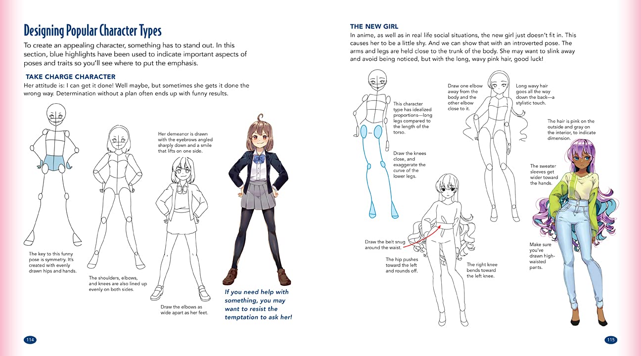 The Master Guide to Drawing Anime: Expressions & Poses: Figure Drawing Essentials for the Aspiring Artist – A How to Draw Anime / Manga Books Series (Volume 6)