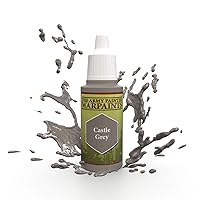 The Army Painter Castle Grey Warpaint - Acrylic Non-Toxic Heavily Pigmented Water Based Paint for Tabletop Roleplaying, Boardgames, and Wargames Miniature Model Painting