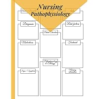 Nursing Pathophysiology Blank Disease Template Notebook: study guide for nursing school | 120 pages