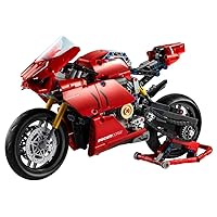 LEGO Technic: Ducati Panigale V4 R 42107 (646 Pieces) 2020 with Valinor Frustration-Free Packaging