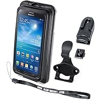 Ram Mount Aqua Box Pro 20 Case with Cradle Clip, Belt Clip, Belt Clip Button and Lanyard for iPhone 5/4/3 - Non-Retail Packaging - Black