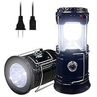 EXTRASTAR 2 Pack LED Battery Operated Lights, Portable Survival Battery Powered Lamp, Waterproof Camping Lantern, Suitable for Hurricane, Emergency