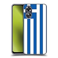 Head Case Designs Greece Greek Country Flags 2 Soft Gel Case Compatible with Oppo A17