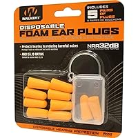 Walker's Foam Blister Ear Plug (10-Pack) Orange