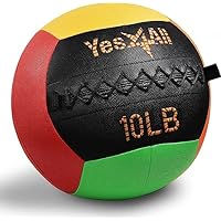 Wall Ball, Wall Balls for Exercise, Weighted Ball, Medicine Ball and Full Body Dynamic Exercises, 6lbs - 30lbs