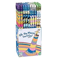 Raymond Geddes Dr Seuss Oh the Places You'll Go Number 2 Pencils For Kids (Pack of 72)