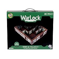 WizKids WarLock Tiles: Town & Village II - Full Height Plaster Walls Expansion