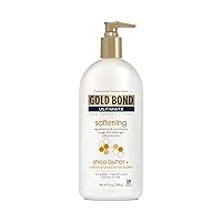 Gold Bond Softening Hydrating Lotion, 14 oz. (Pack of 3), With Shea Butter for Rough & Dry Skin
