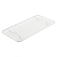 Winco Pan Grate, 5-Inch by 10 1/2-Inch,Chrome, Third Size