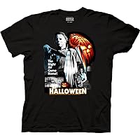 Ripple Junction Halloween Men's Short Sleeve T-Shirt Classic Horror Movie Collage 1978 Michael Myers Officially Licensed