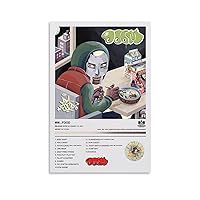 BATWHO MM...FOOD Album Poster Wall Art Canvas Print Poster Home Bathroom Bedroom Office Living Room Decor Canvas Poster Unframe：20x30inch(50x75cm)