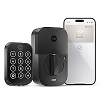 Yale Assure Lock 2 Plus with Apple Home Keys (Tap to Open) and Wi-Fi - Black Suede