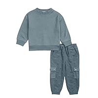 Splendid baby-boys Slate Star Sweatshirt and Pant Set