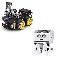 ELEGOO UNO R3 Project Smart Robot Car Kit V4 Penguin Bot Biped Robot Kit (White)