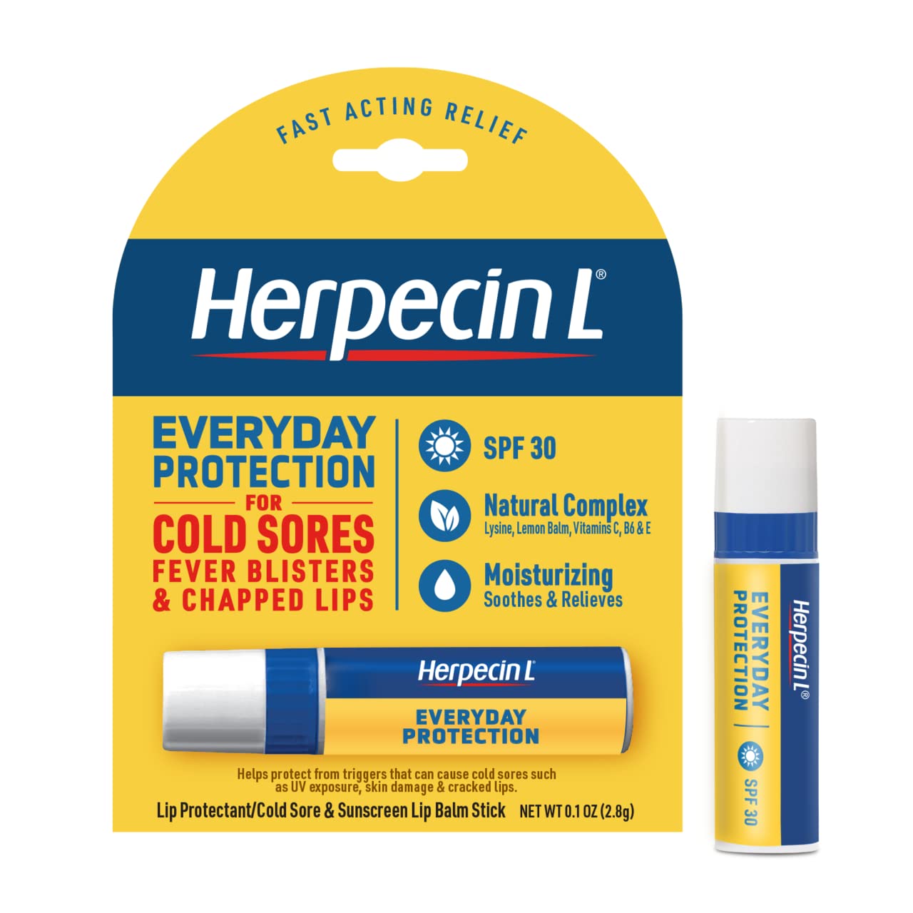 Mederma Fever Blister Discreet Healing Patch - A Patch That Protects and Conceals & Herpecin-L Lip Balm Stick 30 SPF 0.1 Ounce Tube Cold Sore Sun & Fever Blisters and Chapped Lips