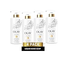 Olay Cleansing & Replenishing Hand Wash with Vitamin B3 + Collagen, 10.1 Fl Oz (Pack of 4)