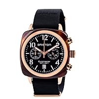 Briston Men's 14140.PRA.T.1.NB Clubmaster 40mm Chronograph Quartz Watch