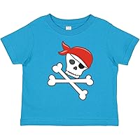 inktastic Pirate Skull and Crossbones Toddler T-Shirt