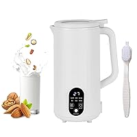 Automatic Soy and Nut Milk Maker,27oz/800ml,Food Processor,Rice Paste,Juice,Baby Food Hot Blender, Smoothie,Corn,Crushing Ice,Delay Start/Keep Warm & BPA Free (White)