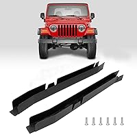 2Pcs Driver and Passenger Center Skid Plate Frame Rust Repair Kit Fit for Jeep Wrangler TJ 1997-2002