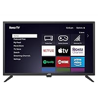 JVC 32-Inch 720p HD LED Roku Smart TV with Voice Control App, Airplay, Screen Casting, & 300+ Free Streaming Channels (LT32MAW2)