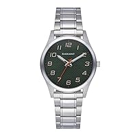Carbon Childrens Analog Quartz Watch with Stainless Steel Bracelet RA560202