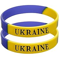 Ukraine Bracelet Unisex - 1/2/3/5/7/10/15/20 Pieces 2022 Ukrainian Sport Silicone Bracelet Flag Flag Ukraine Bracelets Sport Bangle Ukrainian Silicone Bracelet Gift It is beautiful and easy to use.