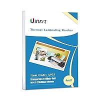 Uinkit Legal Thermal Laminating Pouches 9x14.5inches 4mil Legal Size 100Pack Clear Glossy Lamination Sheets Laminator Pockets (9x14.5x100-4mil)