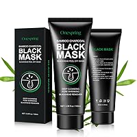 Blackhead Remover Mask, Peel Off Black Mask for Men and Women, Purifying Charcoal Face Mask for Deep Cleansing Blackheads, Dirt, Pores, Excess Oil (3.38 fl. oz)