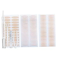 Eyelid Tape, 480 Pcs 3 s Instant Eyelid Lifter Strips, Waterproof and Invisible Double Eyelid Tape for Hooded Eyes, Droopy, Uneven or Monolids EyesEyelash Adhesives