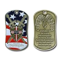 Shields of Strength Military Coin-Joshua 1:9