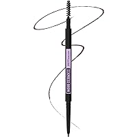 Brow Ultra Slim Defining Eyebrow Makeup Mechanical Pencil With 1.55 MM Tip And Blending Spoolie For Precisely Defined Eyebrows, Deep Brown, 0.003 oz.