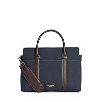 Ted Baker London Mens Seller Faux Nubuck Document Bag Navy