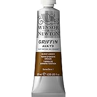 Winsor & Newton Griffin Alkyd Fast Drying Oil Paint, 37ml (1.25-oz) tube, Burnt Umber
