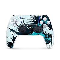 MightySkins Gaming Skin for PS5 / Playstation 5 Controller - Wild Splash | Protective Viny wrap | Easy to Apply and Change Style | Made in The USA