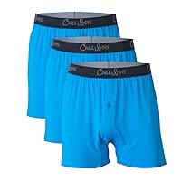 Chill Boys Soft Viscose from Bamboo Boxers for Men - Cool Breathable Comfortable Men's Underwear - 3 Pack Boxer Shorts
