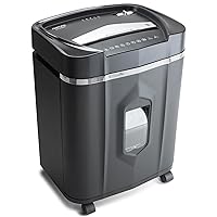 Anti-Jam 16-Sheet Crosscut Paper/CD and Credit Card Shredder/ 5-Gallon pullout Basket 30 Minutes Continuous Run Time