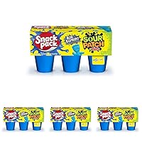 Snack Pack Sour Patch Kids Juicy Gels, Blue Raspberry, 3.25 oz 6 ct, 3.25 oz (Pack of 4)