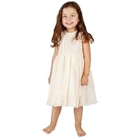 Bow Dream Ivory Off White Lace Vintage Flower Girl's Dress