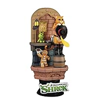 Beast Kingdom Shrek: Puss in Boots DS-096 D-Stage 6-Inch Statue,Multicolor